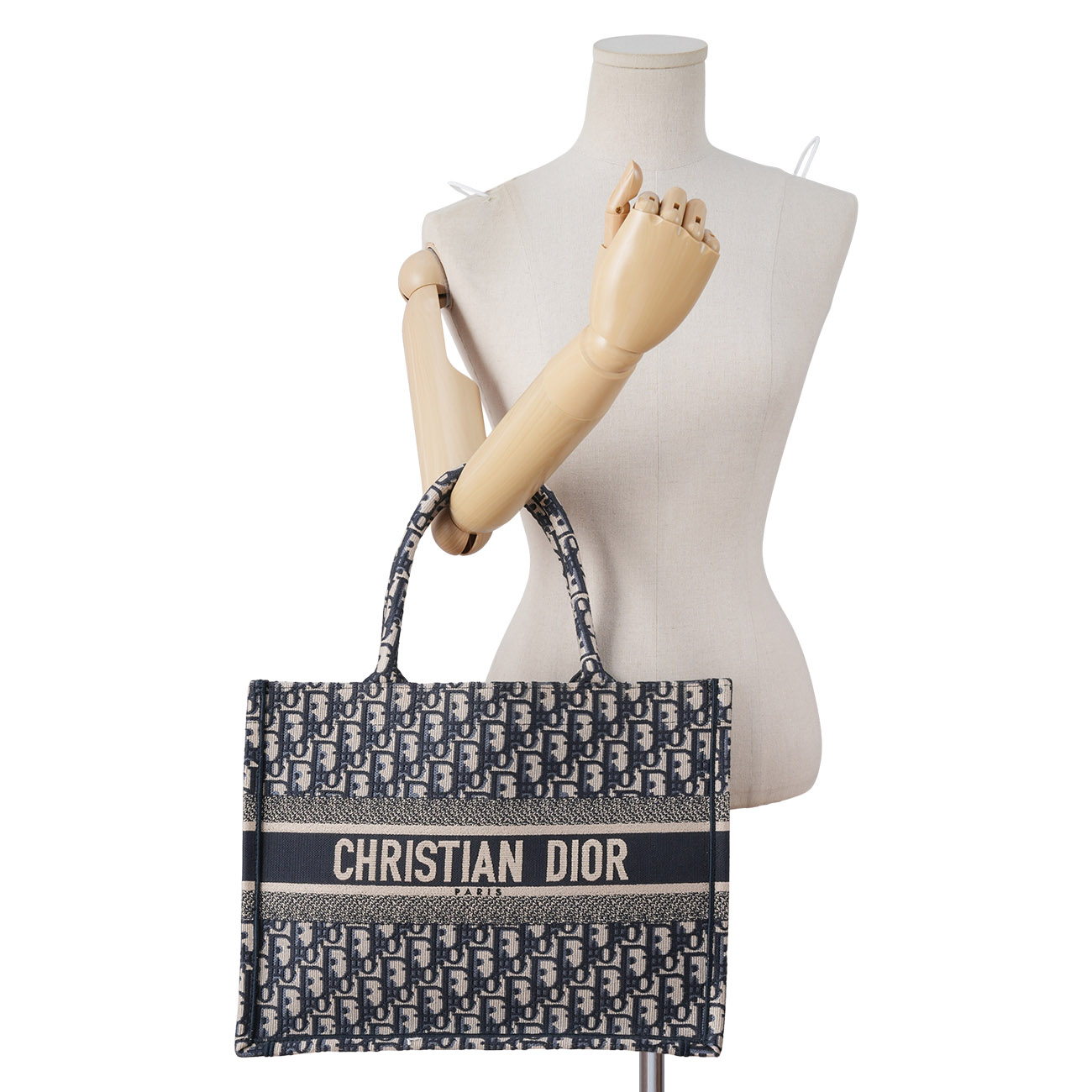 CHRISTIAN DIOR(USED)디올 오블리크 북토트 36 & 트윌리